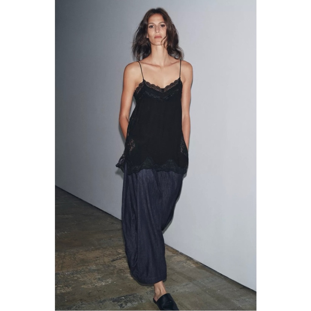 NWT Zara Collection Lace Camisole size Medium